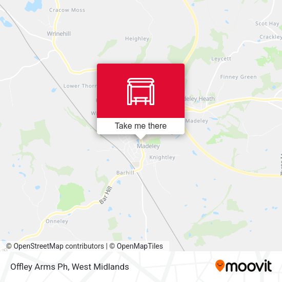 Offley Arms Ph map