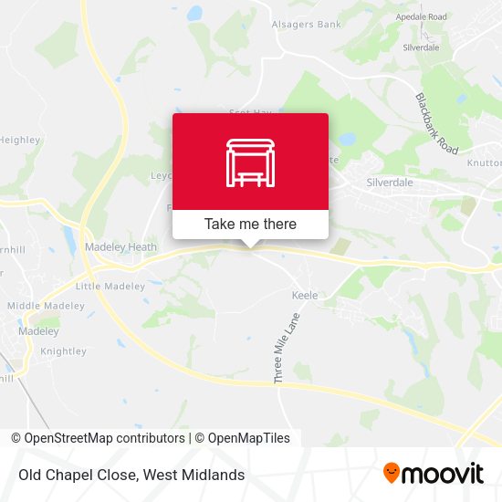 Old Chapel Close map