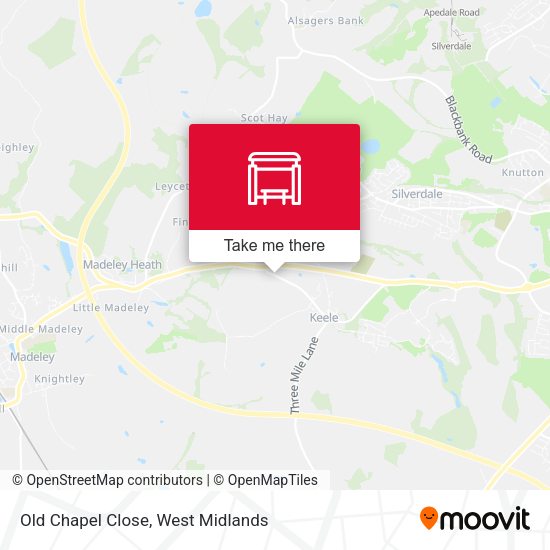 Old Chapel Close map
