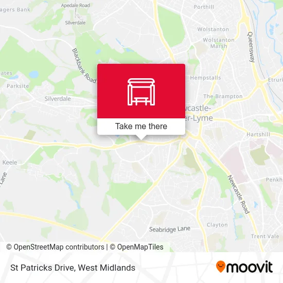 St Patricks Drive map