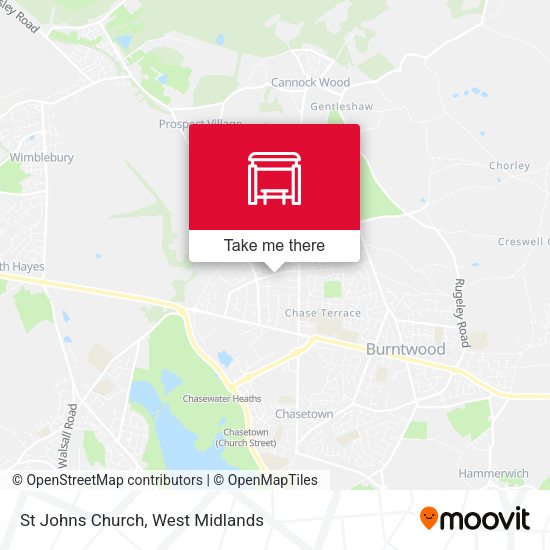St Johns Church map