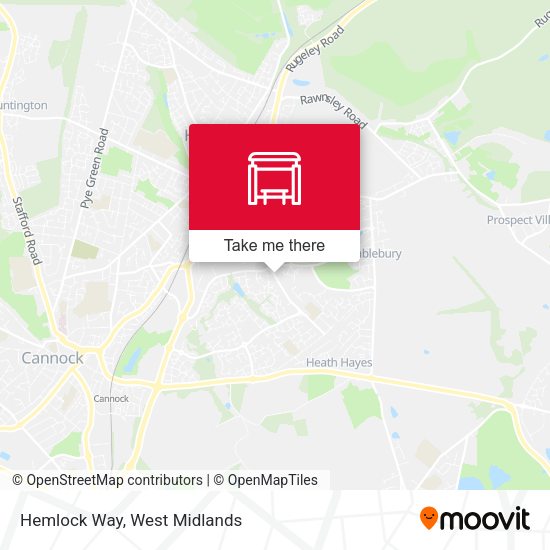 Hemlock Way map