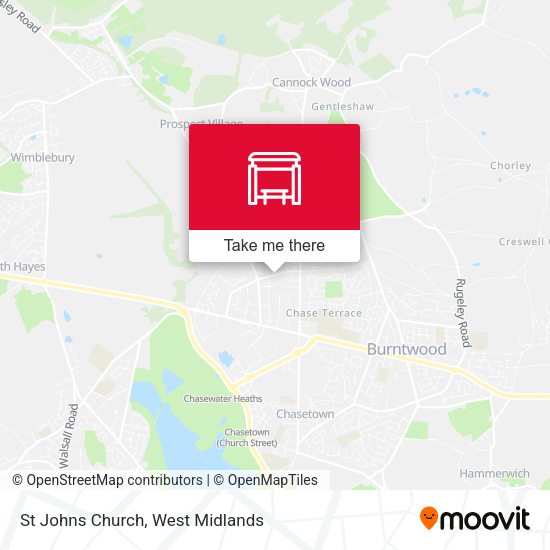 St Johns Church map