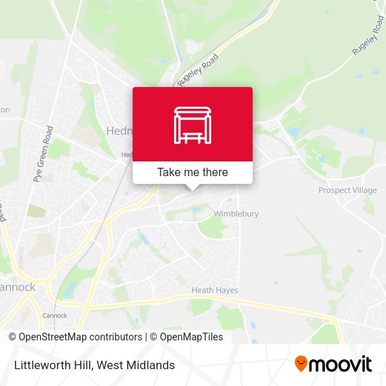 Littleworth Hill map