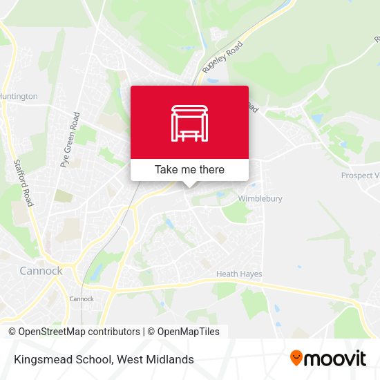 Kingsmead School map