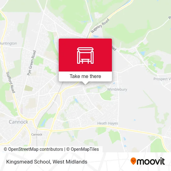 Kingsmead School map