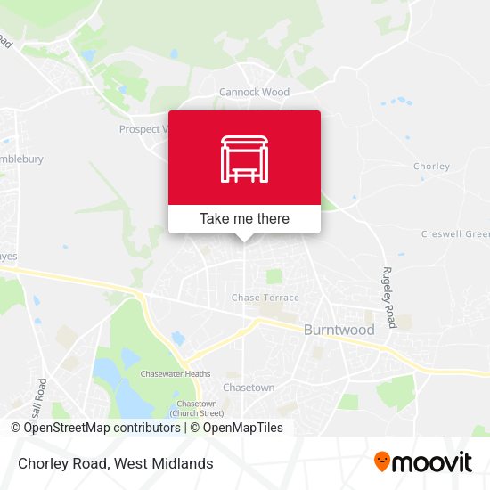 Chorley Road map