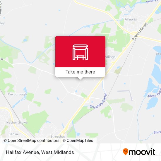 Halifax Avenue map