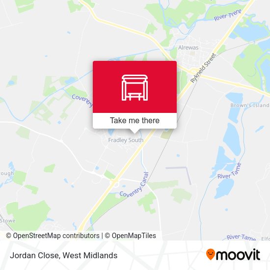 Jordan Close map