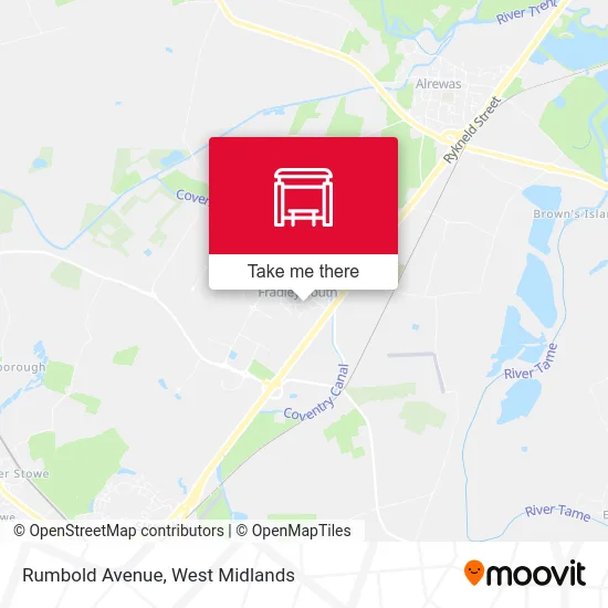 Rumbold Avenue map