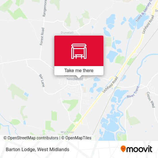 Barton Lodge map