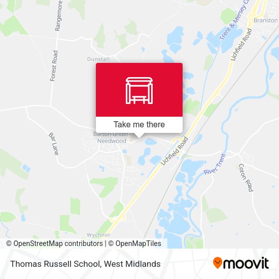 Thomas Russell School map