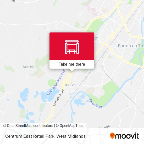Centrum East Retail Park map