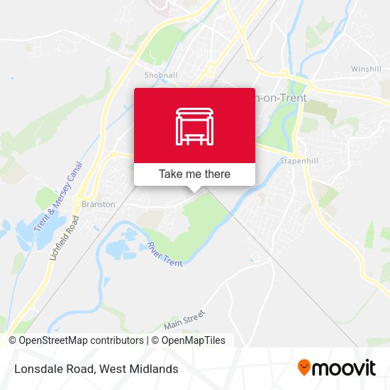 Lonsdale Road map