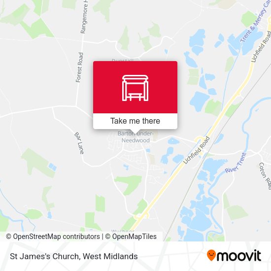St James's Church map