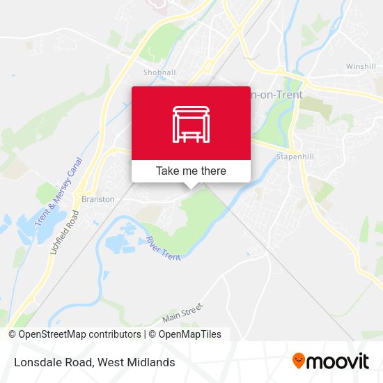 Lonsdale Road map