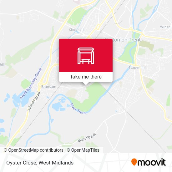Oyster Close map