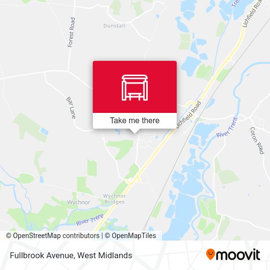 Fullbrook Avenue map