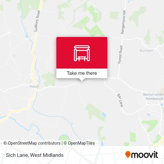 Sich Lane map