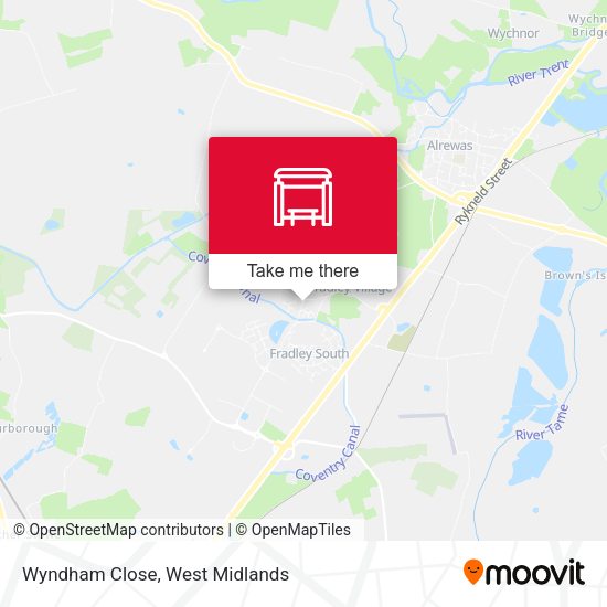 Wyndham Close map