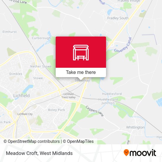 Meadow Croft map