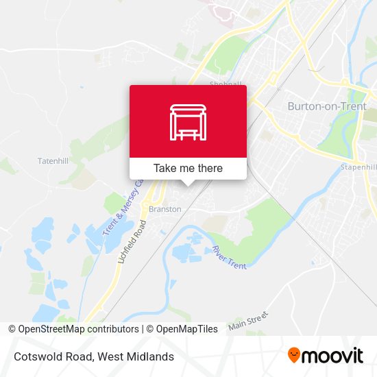Cotswold Road map