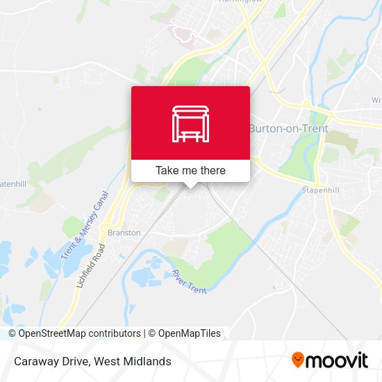 Caraway Drive map
