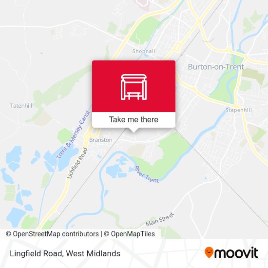 Lingfield Road map
