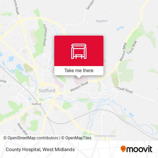County Hospital map