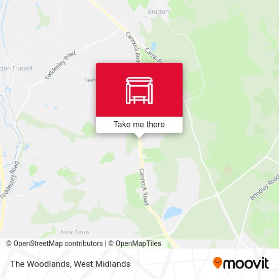 The Woodlands map