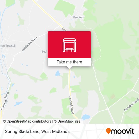 Spring Slade Lane map
