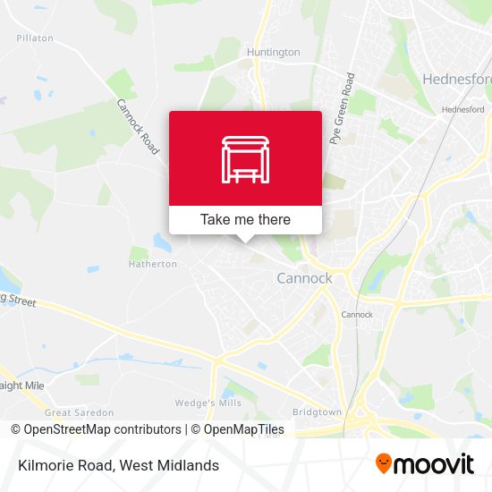Kilmorie Road map