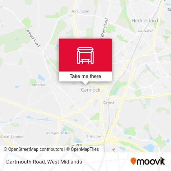 Dartmouth Road map