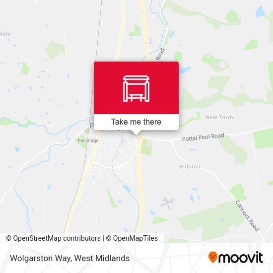 Wolgarston Way map
