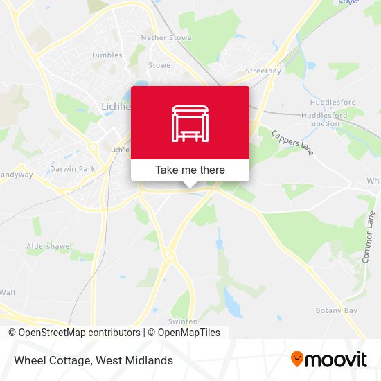 Wheel Cottage map