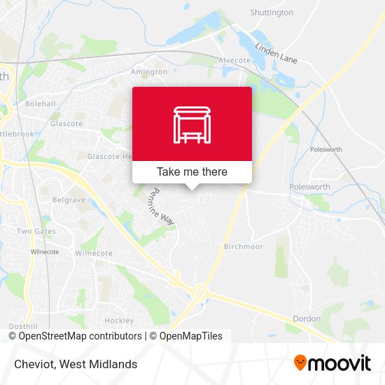 Cheviot map
