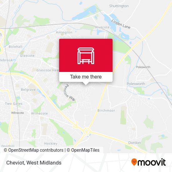 Cheviot map
