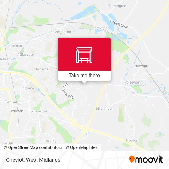 Cheviot map