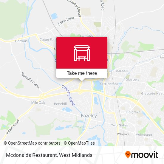 Mcdonalds Restaurant map