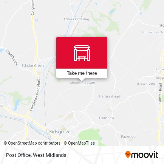 Post Office map