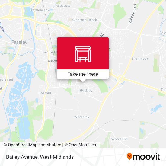 Bailey Avenue map
