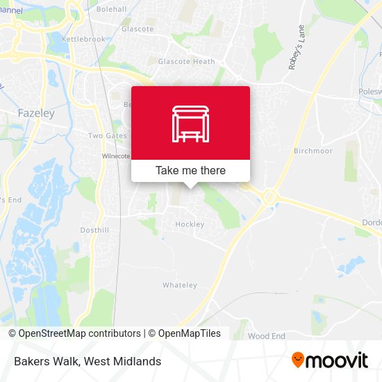 Bakers Walk map