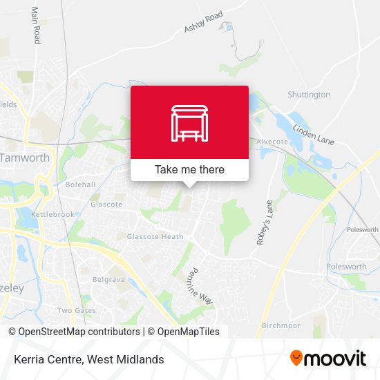 Kerria Centre map