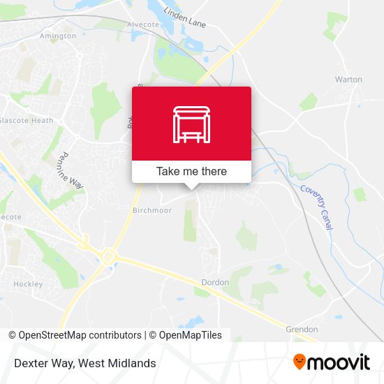 Dexter Way map