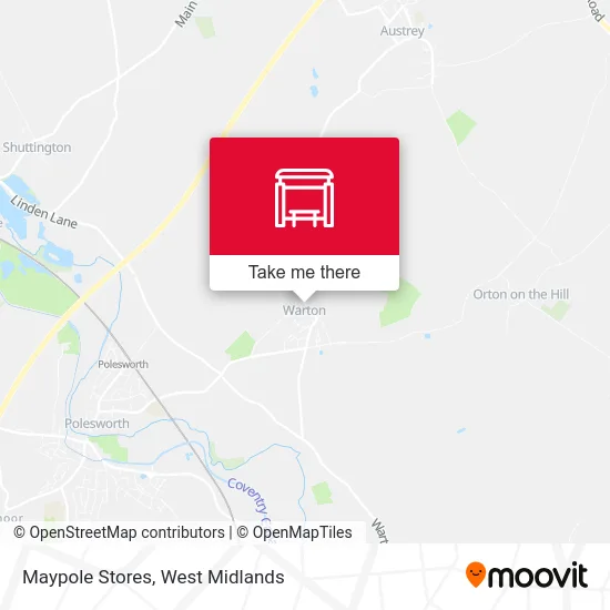 Maypole Stores map