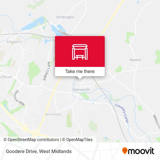 Goodere Drive map
