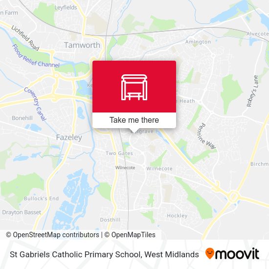 St Gabriels Catholic Primary School map
