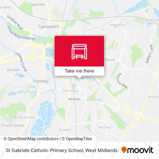 St Gabriels Catholic Primary School map
