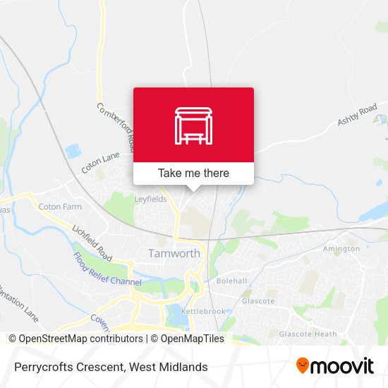 Perrycrofts Crescent map