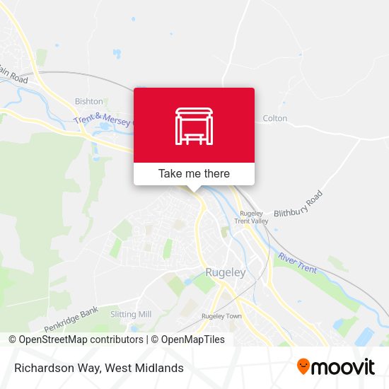 Richardson Way map